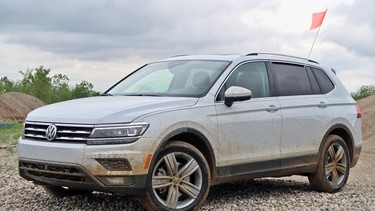 2018 Volkswagen Tiguan with new 2.0-litre turbocharged engine.