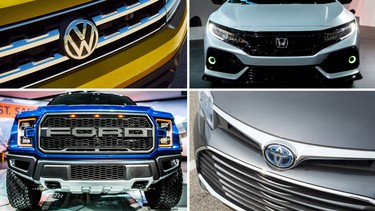 Volkswagen, Honda, Ford and Toyota are the top four biggest automakers in the world