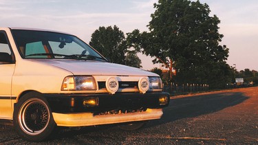 Ben Rogers is driving his 1993 Ford Festiva, named Frito, from Lexington, Kentucky to Calgary for the Westiva eventon July 15.