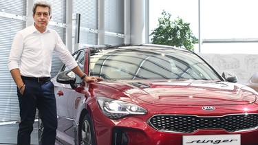 Gregory Guillaume, chief designer at Kia Design Center Europe in Frankfurt, Germany.