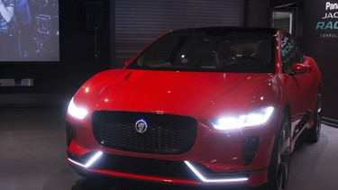 The Jaguar i-Pace all-electric SUV.