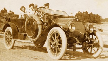 Soon after some of the roads on Prince Edward Island were opened up to automobiles in 1913, this 1912 Hudson was out and about. Unfortunately, no information regarding owner or exact location exists.