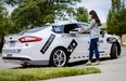 Domino's autonomous pizza delivery vehicle