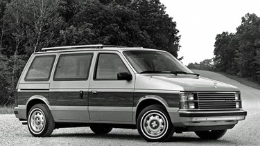 The 1984 Plymouth Voyager and Dodge Caravan started the minivan segment.