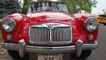 This 1958 MGA owned by Barney Gaylord since 1977 has covered hundreds of thousands miles.