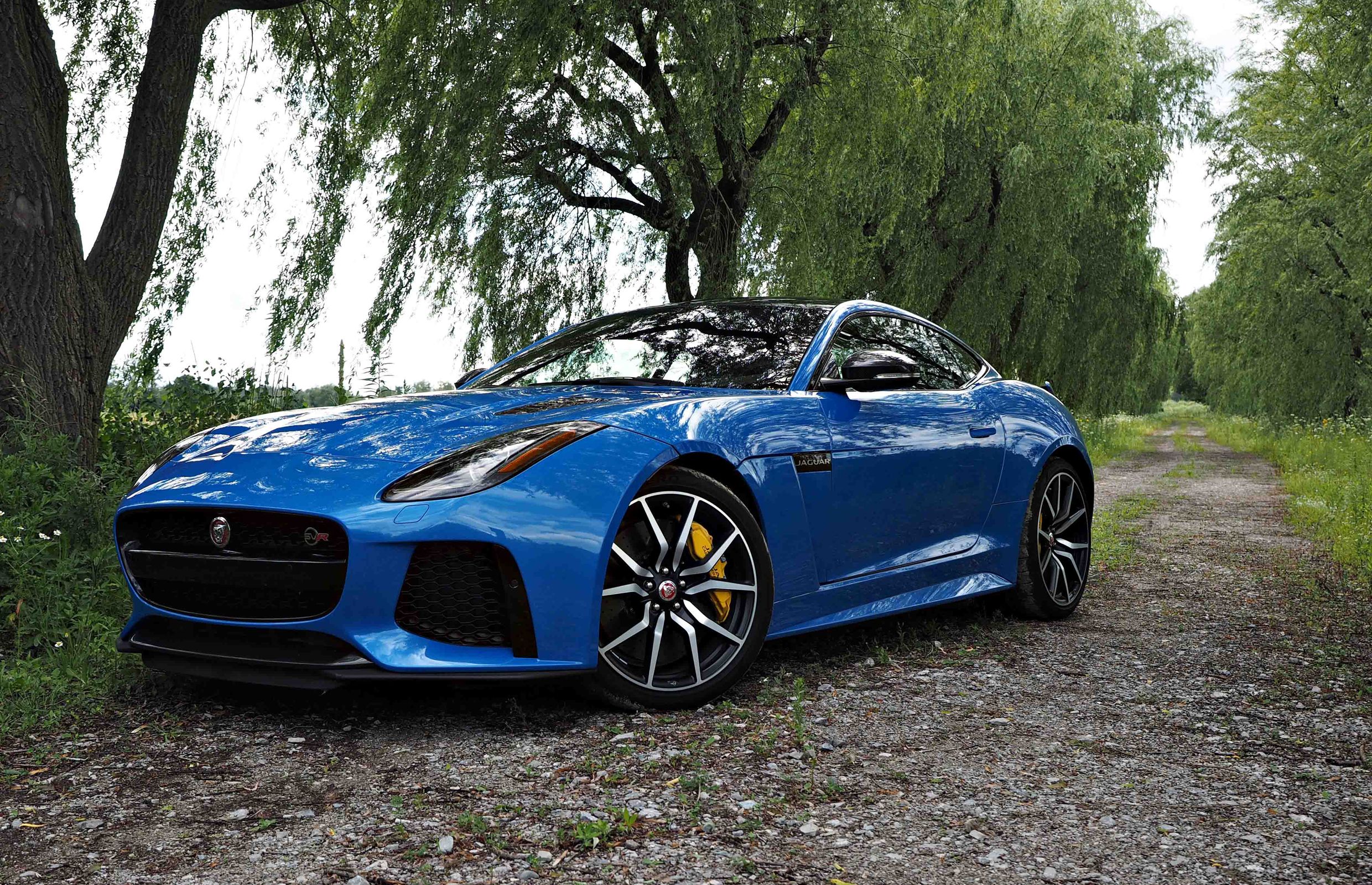 jaguar f type blue