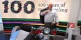 Deeley Motorcycle Exhibition director Brent Cooke assembled the display representing 100 Years of Motorcycling.