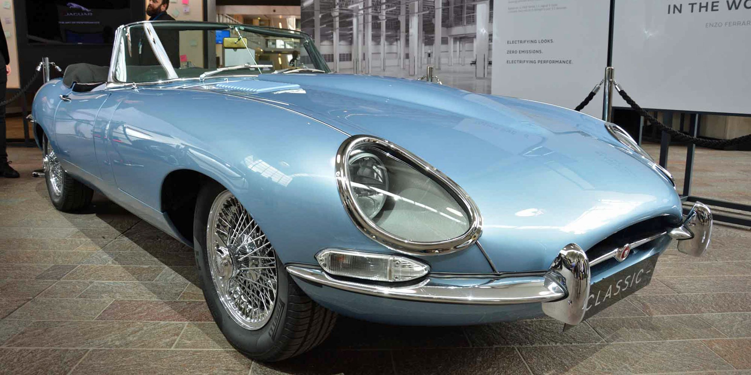 An inside look at the Royal Wedding allelectric Jaguar EType Driving