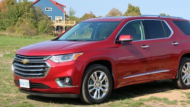 2018 Chevrolet Traverse in High Country trim.