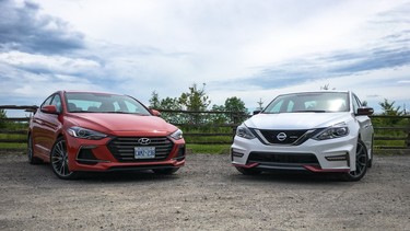 Hyundai Elantra Sport vs. Nissan Sentra Nismo