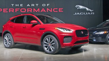 The Jaguar E-Pace in Detroit.