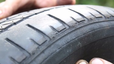 Worn-out tires