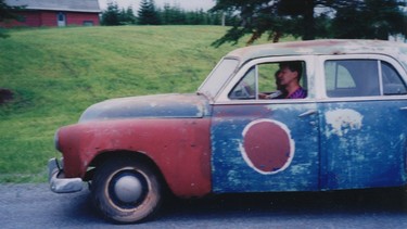 Author Harris Boyd at the wheel of his beloved 1951 Plymouth Cambridge.