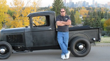 Kelly Hammerschmid with his 1933 Ford pickup.