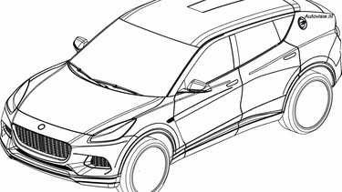 Leaked sketch of Lotus SUV