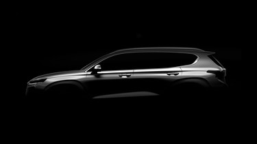 2019 Hyundai Santa Fe silhouette