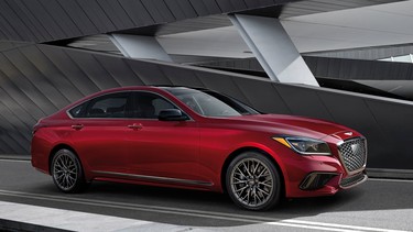 The 2018 Genesis G80.