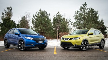 2018 Honda HR-V vs. Nissan Qashqai