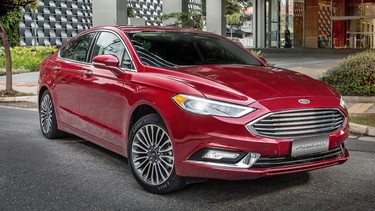 A 2017 Ford Fusion.