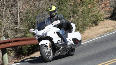 David Booth aboard the 2018 Honda Gold Wing Tour.