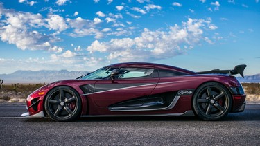 Koenigsegg Agera RS in Nevada.