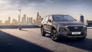 The fourth-generation 2019 Hyundai Santa Fe.