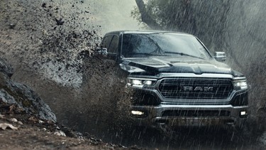 A 2019 Ram 1500 in a Super Bowl 52 ad