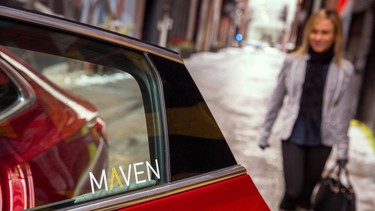 Chevrolet vehicle with Maven window sticker