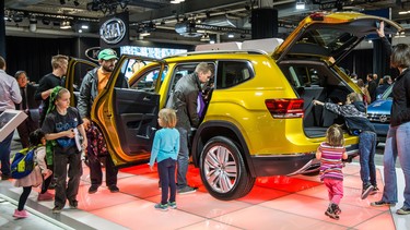 The Calgary auto show is a real family affair, letting visitors get up and close with new models.