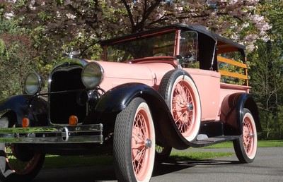 Tickled Pink 1929 Ford Model A