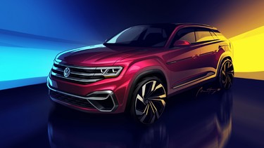 VW Atlas sketch