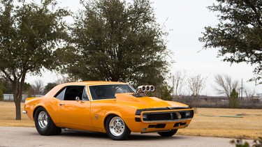 A Pro Street-style Camaro from the Rick Smith Collection being auctioned off in Houston by Mecum Auctions.