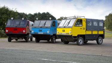 The Ox, a flat-pack truck designed for developing countries.