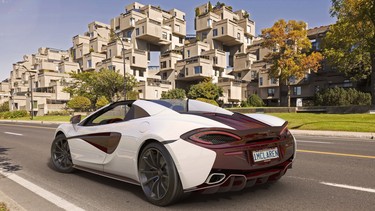 One of the five "Canada Commission" 570S Spiders built by McLaren Special Operations for Pfaff dealership group.