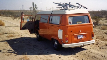 Andrew McCredie's 1974 Volkswagen Westfalia camper, circa 1990.