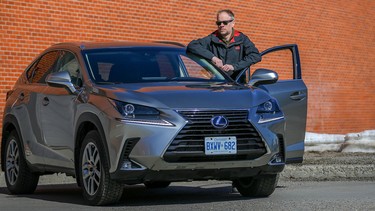 Darcy Kraus with the  2018 Lexus NX300h.