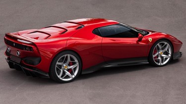 The one-off Ferrari SP38, built 2018 for an anonymous client.