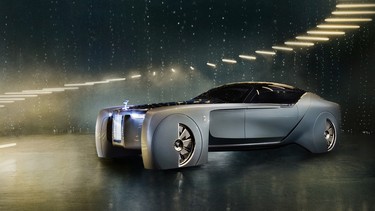 The Rolls-Royce 103EX Vision concept for a 2040 self-driving electric vehicle, from 2016.