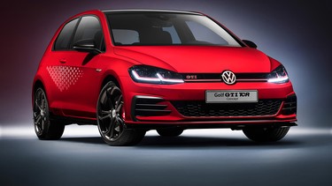 The Volkswagen Golf GTI TCR Concept.