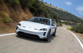 The Porsche Mission E Cross Turismo is a Fast-Charging, Low-Slung