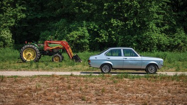 A 1976 Ford Escort formerly owned by Pope Saint John Paul II.