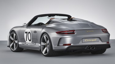 The Porsche 911 Speedster Concept.
