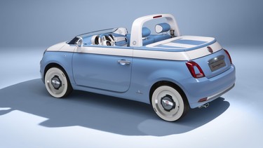 The Spiaggina by Garage Italia, a throwback to the 1958 Fiat 500 Jolly.