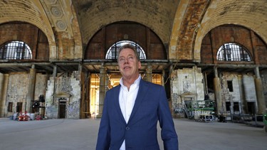 In this Thursday, June 14, 2018 photo, Bill Ford Jr., Ford Motor Company Executive Chairman and Chairman of the Board, poses in the Michigan Central Station in Detroit. Ford Motor Co. is embarking on a 4-year renovation of the 105-year-old depot and 17-story office tower just west of downtown. The massive project is expected to increase the automakerís footprint in the city where the company was founded, provide space for electric and autonomous vehicle testing and research and spur investment in the surrounding neighbourhood.