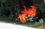 Watch Ken Block’s Ford Escort RS Cosworth go up in flames