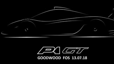 A teaser for the Lanzante McLaren P1 Longtail GT.