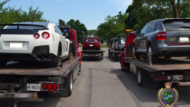 Six exotic vehicles owned by Ultimate Exotics rentals were nabbed speeding by Niagara police July 11, 2018.