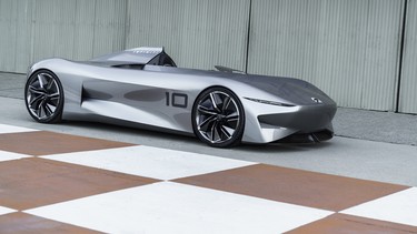 Bridging past and future, the INFINITI Prototype 10 recaptures the spirit of early speedsters for an era of electrified performance.