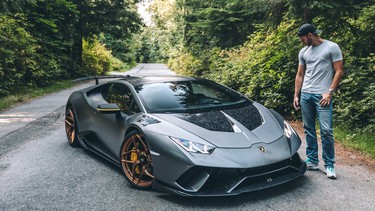 Kevin Gordon considers what else he can do to modify his 2018 Lamborghini Huracán Performante. The short answer is nothing; the 30 mods done to the supercar, big and small, leave nothing left to change or swap out. See for yourself at the Sept. 8 Luxury & Supercar Weekend at VanDusen Botanical Garden in Vancouver.