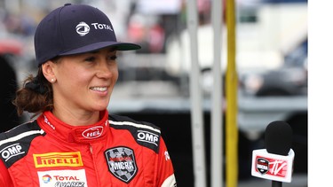 Valérie Limoges made history as the first women winner of a Nissan Micra Cup race when she was awarded the victory after race officials determined that the top three drivers had cut the course during the race.